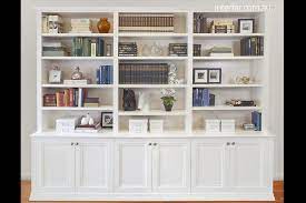 Traditional White Wall Unit Living