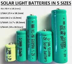 Solar Light Batteries Rechargeable Aa 2