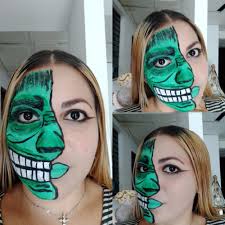 hulk character inspired makeup