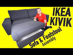 ikea kivik three seat sofa with ikea