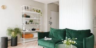 trendy green sofa interior design