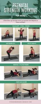 prenatal workout full body strength