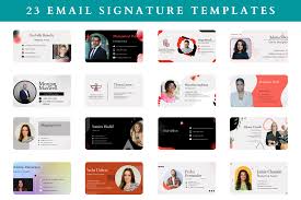 email signature templates grafik