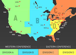 The seven canadian teams, the north division, will play. The Geography Of The Nhl Realignment Canadian Geographic