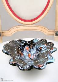 Old Murano Glass Bowl Centerpiece