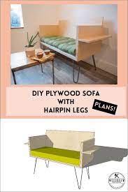 Plywood Sofa Plans Woodbrew Diy