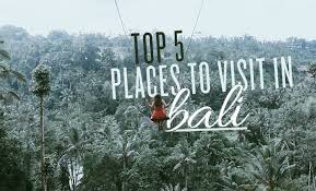 for the bali wander top 5 places