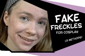 3 ways to create fake freckles for cosplay