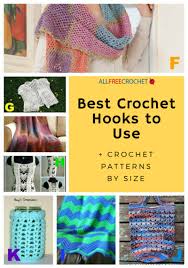 6 Best Crochet Hooks To Use Crochet Patterns By Size