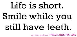 crazy people sayings | Life Short Smile Quote Funny Quotes ... via Relatably.com