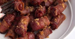 little smokies wrapped in bacon just 3