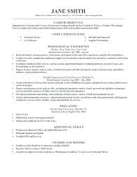 Resume Template Career Objective Template Objective 1