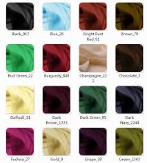 Color Chart Please Select Color Name And Color Number In The Product Images And Leave In Your Shopping Cart