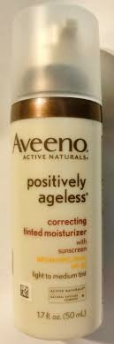 Aveeno Positively Ageless Correcting Tinted Moisturizer Light To Medium 1 7 Oz For Sale Online