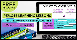 free remote learning math lessons