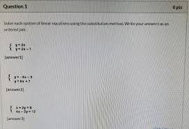 Solved Question 1 O Pts Solve Each