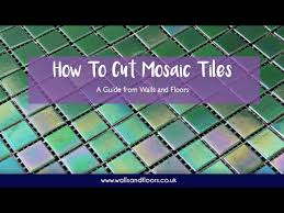 How To Cut Glass Mosaic Tiles You