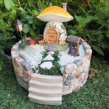 Mushroom House Fairy Kit Fairy Garden