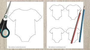 From how to nest for less :: 9 Free Printable Baby Onesie Outline Templates The Artisan Life