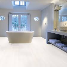 Bathroom flooring there are a lot of bathroom flooring ideas to choose from. Aqua Step Ultra White Wood V4 100 Waterproof Laminate Flooring Lfdirect Laminate Flooring