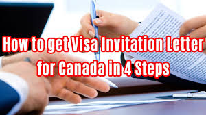 visa invitation letter for canada