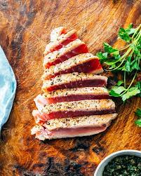 perfect tuna steak recipe a couple cooks