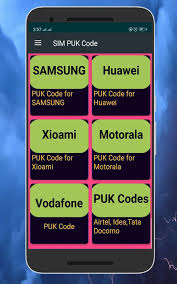 Every cell phone has a puk code specific to the sim card and is needed when either the sim is locked or you wish to change providers. Puk Code For Mobile Guide For Android Apk Download