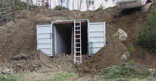 shipping container storm shelter