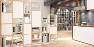 custom room divider bookcases and