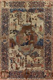pictorial khoy persian area rug 13x17
