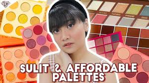 sulit affordable eyeshadow palettes