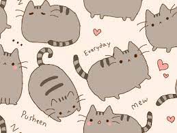 Pin the clipart you like. 49 Pusheen Cat Desktop Wallpaper On Wallpapersafari