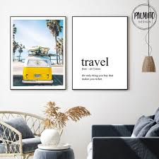 Set Of Two Printable Wall Art Travel