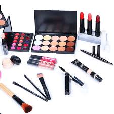 full makeup bag kit beginner cosmetics