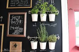 The Herb Garden On Our Chalkboard Wall