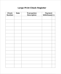 sle check register template 10