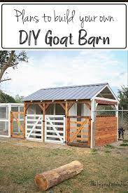 Diy Goat Shed Goat House Goat Barn