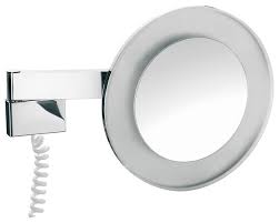 Spiegel 1096 001 09 Led Lighted Magnifying Mirror Contemporary Makeup Mirrors By Modo Bath