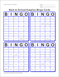 Edubakery Com Make A Bingo Cards Game With Super Bingo Cards Maker