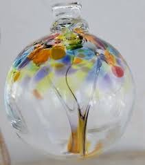 Kitras Art Glass Ball Tree Of