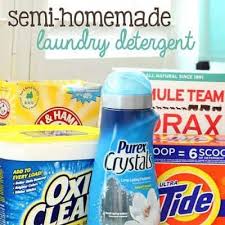 semi homemade laundry detergent recipe