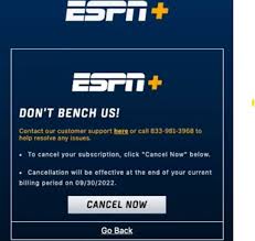 how to cancel espn plus subscription on