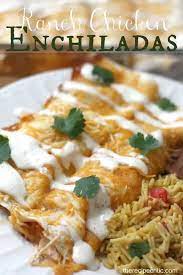 Ranch Chicken Enchiladas Recipe Recipes Mexican Food Recipes Food gambar png