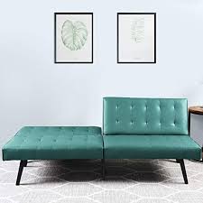 Our team of experts has selected the best leather futons out of hundreds of models. Futon Sofa Bed Bonzy Home Pu Leather Futon Couch Of 2 Seats Modern Style Futons Futon Sofa Bed With Mattress And Frame Convertible Living Room Sofa For Small Space Green Pricepulse