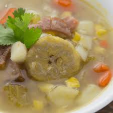 leftover ham plantain soup to warm