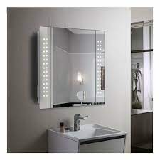 60 led light bathroom mirror cabinet