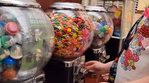candy bubblegum vending machines at