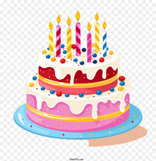 happy birthday cake png 3480