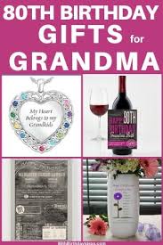 80th birthday gift ideas for grandma