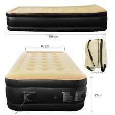single jilong luxury air bed mattress